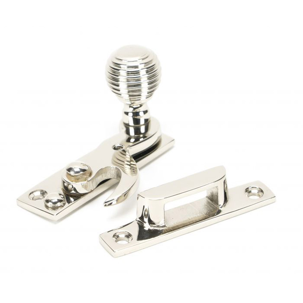 From the Anvil Beehive Sash Hook Fastener - Polished Nickel